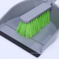 Factory hot selling plastic dust pan and broom home cleaning dustpan brush set